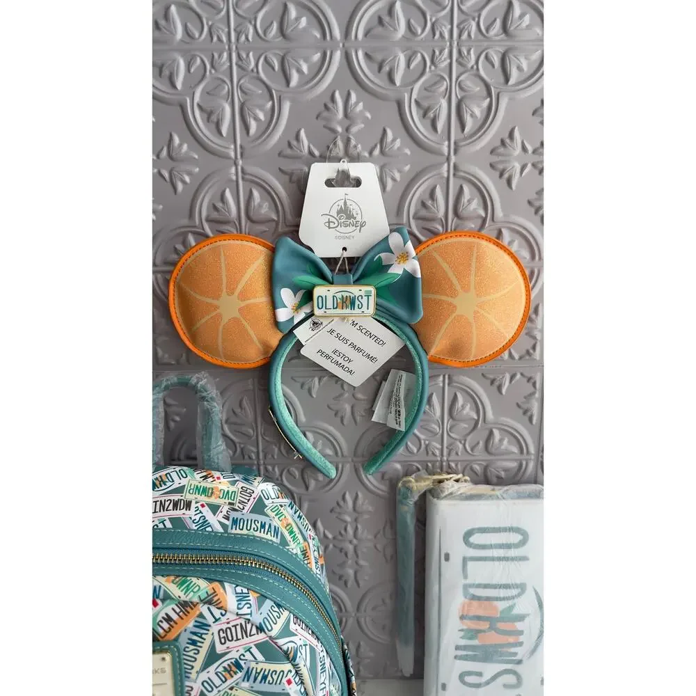 Disney Old Key West Resort Loungefly Mini Backpack Scented Ears & Wallet Set NWT